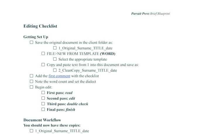 content edit your document